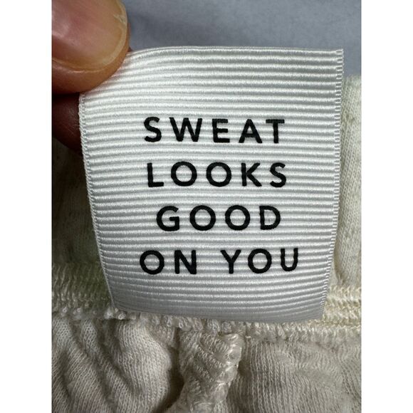 OFFLINE by AERIE Summer Lights Terry Jogger Oatmeal, Sz L - Picture 8 of 12